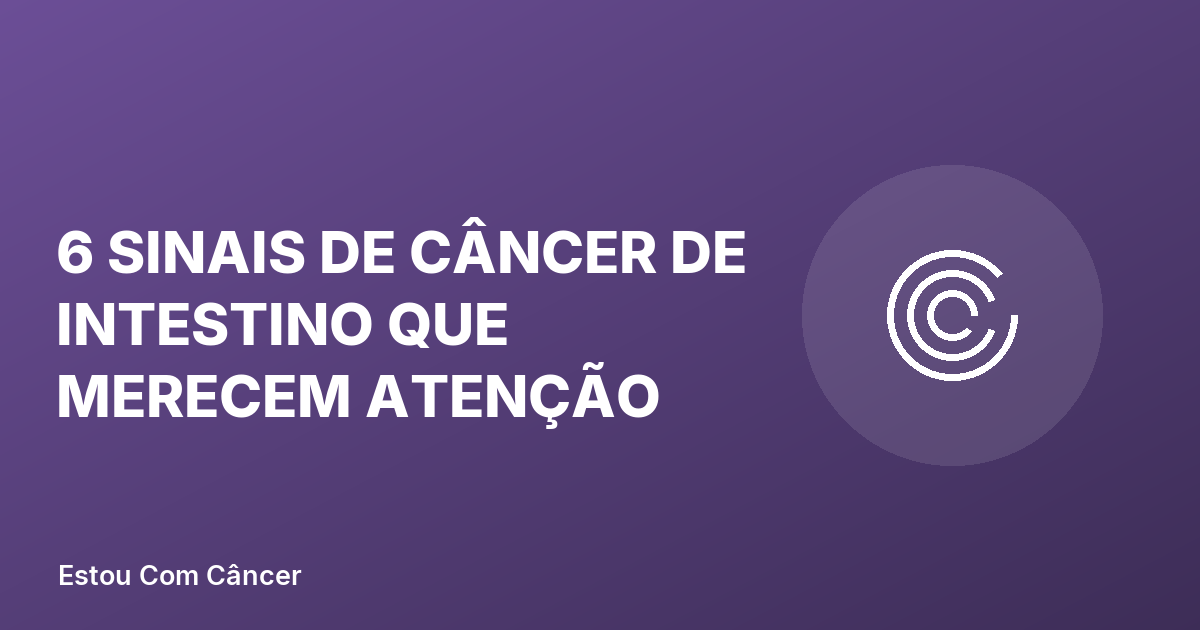 Sinais de alerta do câncer de intestino explicados em ilustração acolhedora