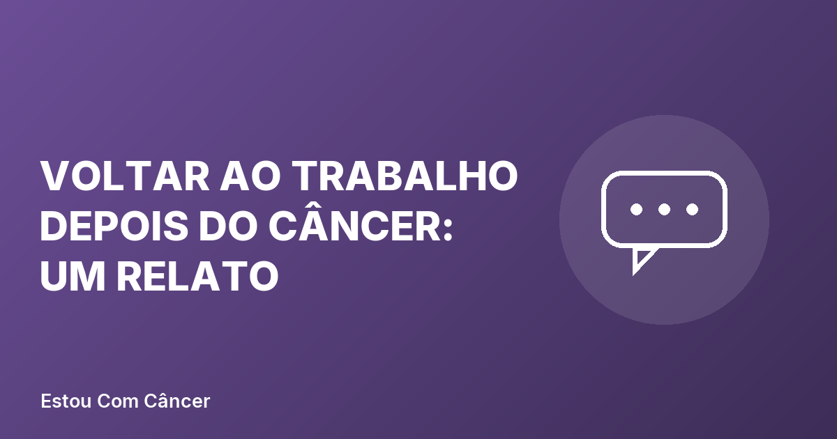 Mulher em frente ao prédio do trabalho, respirando fundo antes de voltar após tratamento de câncer